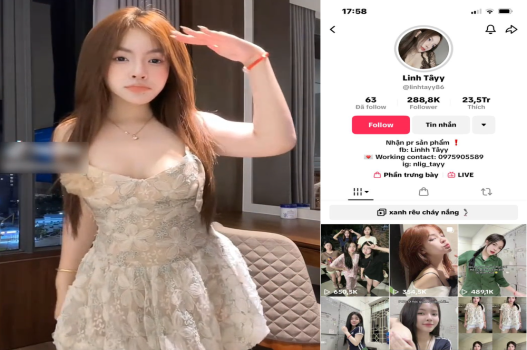 Clip nóng mới nàng Linh Tây tại bữa tiệc sinh nhật