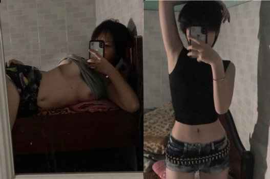Gái tóc ngắn quyến rũ khoe đường cong nóng bỏng