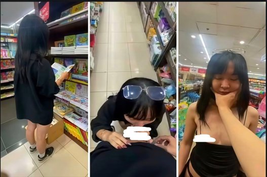 Nàng nồng nàn khát khao trong cửa hàng bách hóa