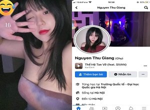 Nguyễn Thu Giang nhảy múa cùng chàng trai